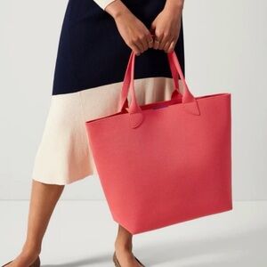 Rothy's Pink Tote Bag Modern Spacious Design